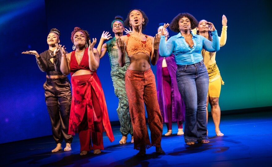 The cast of <em>for colored girls who have considered suicide/when the rainbow is enuf</em>
