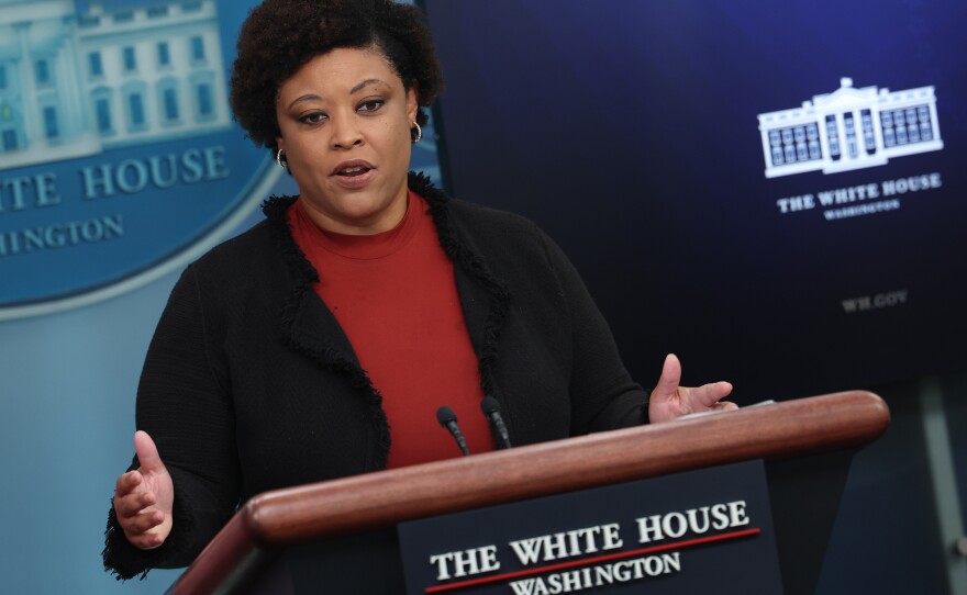 Shalanda Young, director of the White House Office of Management and Budget, told NPR that the president's budget puts Congress on notice.