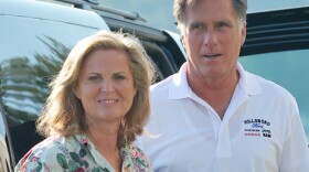 Ann and Mitt Romney, who this week is set to accept the Republican presidential nomination, on Sunday in Wolfeboro, N.H.
