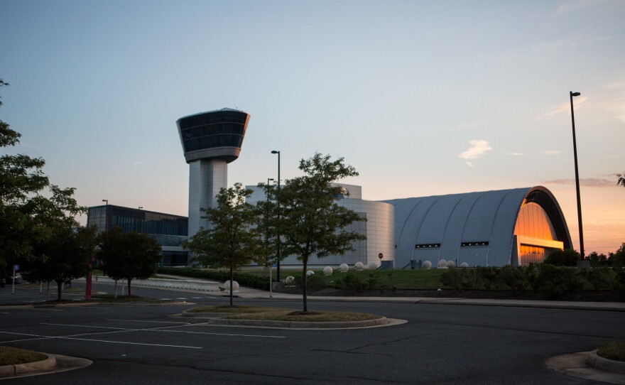 The National Air And Space Museum's Steven F. Udvar-Hazy Center.