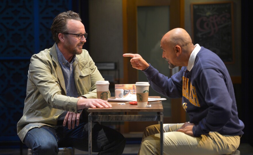 (L-R) Kai Lennox and Bernard White in La Jolla Playhouse’s "The Who and the What."