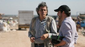 Zeta journalist Sergio Haro and Director Bernardo Ruiz.