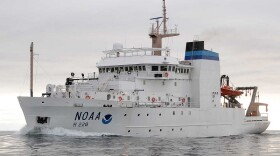 NOAA's ship, the Reuben Lasker, is the fifth in a series of Fishery Survey Vessels (FSV) and one of the most technologically advanced fisheries vessels in the world.
