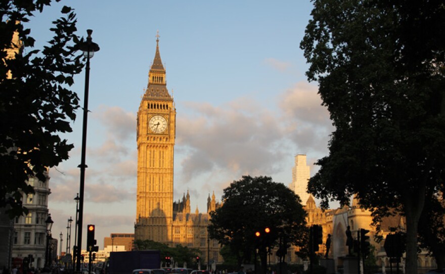 Big Ben and the Houses of Parliament in Westminster.