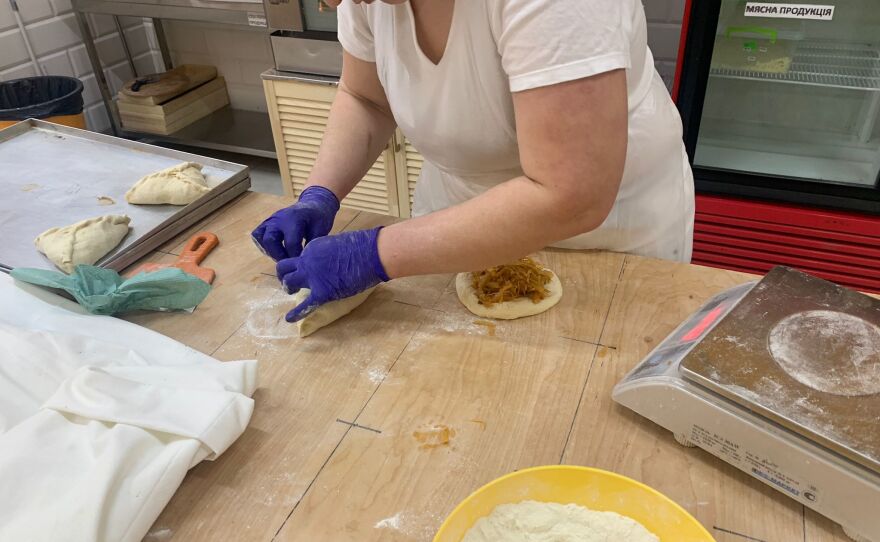 The bakery shut down for two weeks when the war started but has since resumed business.