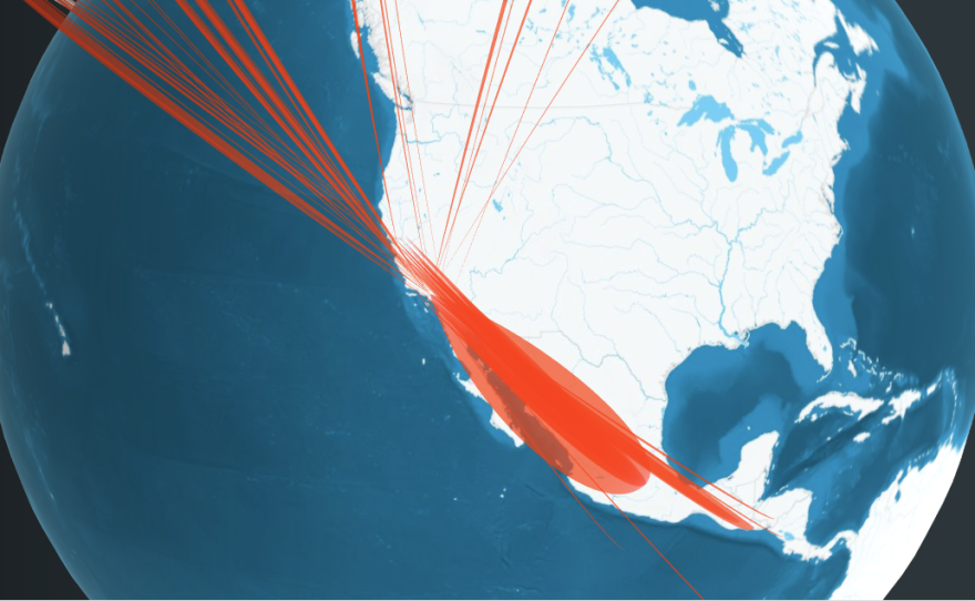 A graphic representing California’s growing population is pictured in this undated image. 


