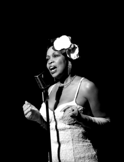 Synthia L. Hardy performs in Billie! Backstage with Lady Day