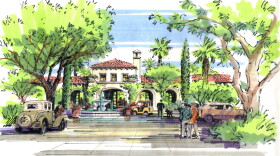 Developer New Urban West's graphic on an invitation to an open house at the now closed Escondido Country Club, July 11, 2016.