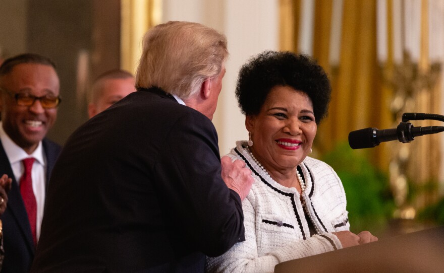 Alice Marie Johnson, who had her sentence commuted by U.S. President Donald Trump.