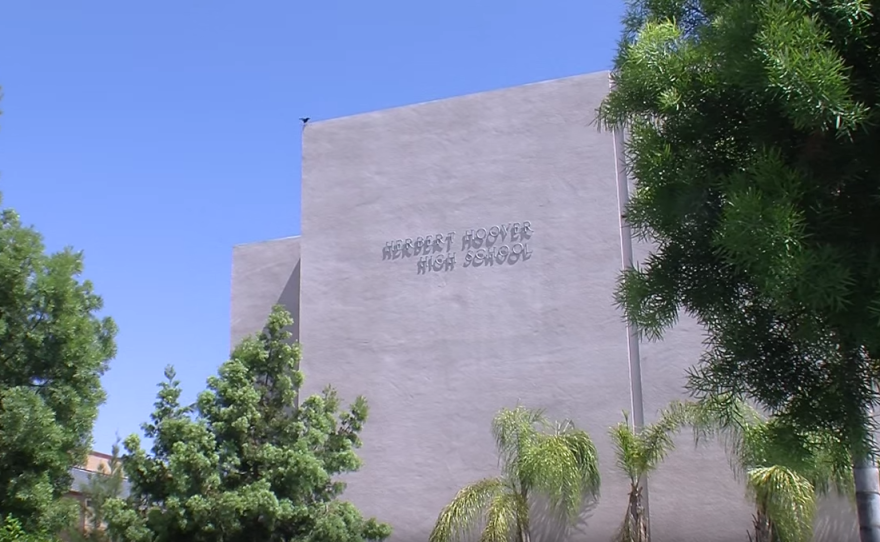 Hoover High School is shown in this undated photo.