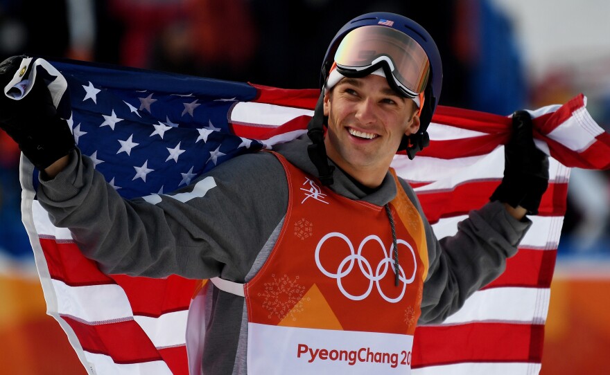 Nick Goepper won a silver medal for the United States in the freestyle skiing men's ski slopestyle.