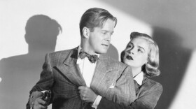 Dan Duryea's crook discovers he's out of his league with Lizabeth Scott's ruthless housewife in "Too Late For Tears."