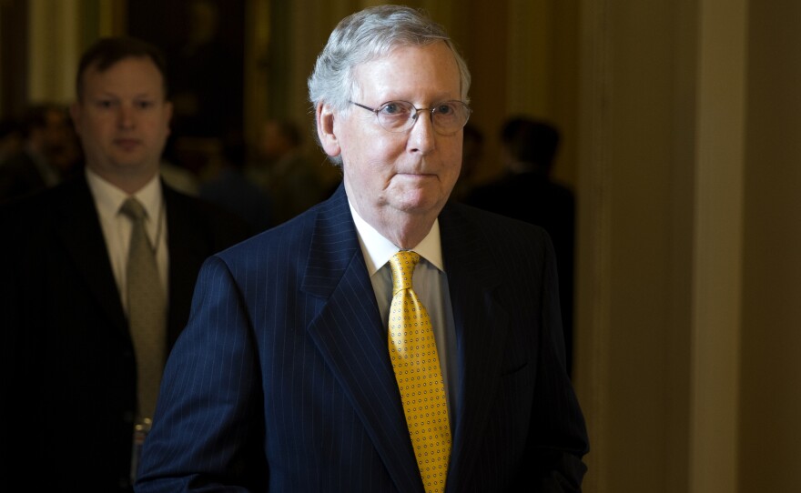 Senate Majority Leader Mitch McConnell brought a measure up for a vote Thursday that funded the government but defunded Planned Parenthood. Democrats banded together to block it.