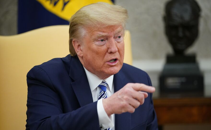 President Trump plans to use the Defense Production Act to keep meat plants running. Workers at the plants have been pushing for more protection from the virus.