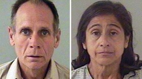 This composite of handouts provided by the El Dorado County Sheriff, shows Phillip Garrido and his wife shortly after their arrest on August 27, 2009 in Placerville, California. Phillip Garrido, a convicted rapist, and his wife Nancy reportedly admitted to kidnapping Jaycee Lee Dugard in 1991 when she was 11 and holding her captive for the past 18 years. Garrido reportedly raped her for years and fathered two children with her.