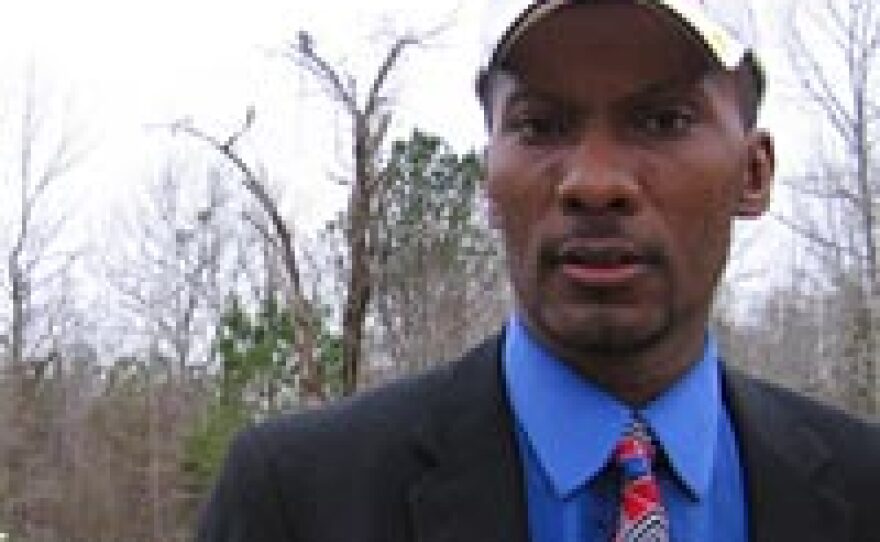 Galilee Baptist Church Pastor Bob Little says whoever burned the church down had to know where to find it. Generations of the faithful are buried in the church's graveyard.