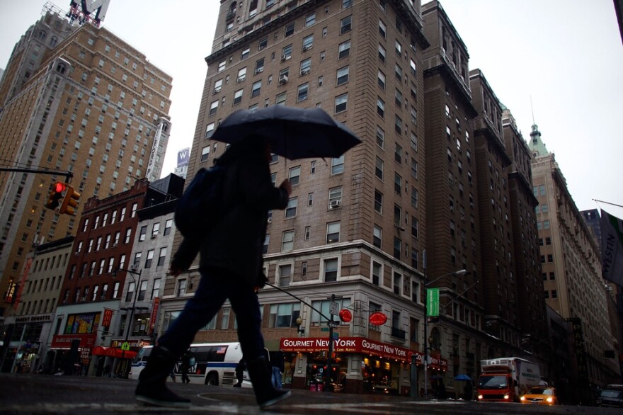 The Times Square Building in New York City is the largest permanent supportive housing project in the United States.