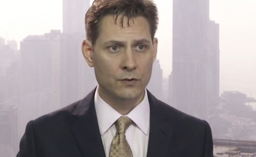 Michael Kovrig, seen here in a video from March 2018, was detained in China more than 80 days ago. Chinese officials say he's suspected of stealing state secrets; others say he is a pawn in a broader fight over Huawei executive Meng Wanzhou.