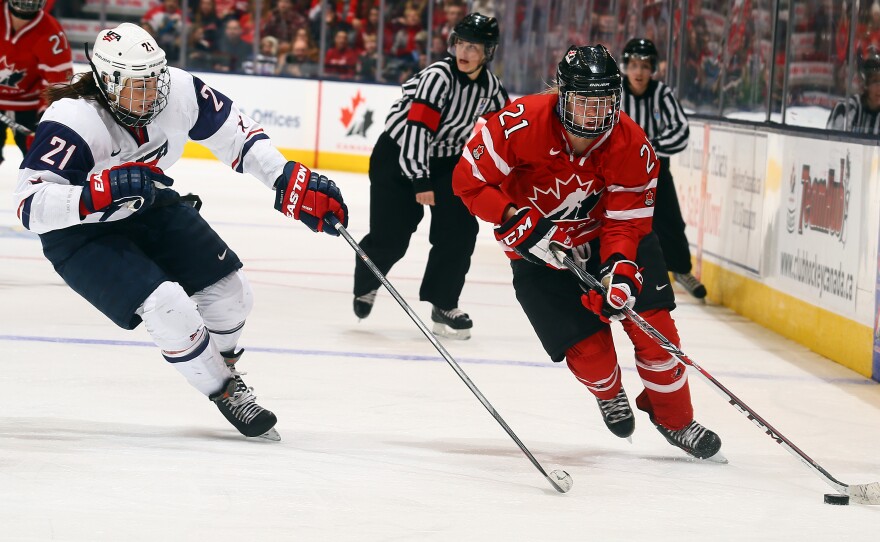 The rival teams have already clashed during a Sochi Olympics preparation game last December. They will face each other in an early round game Wednesday.