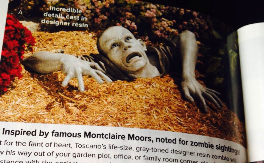 Many NPR readers wrote in lamenting the possible loss of the "Zombie of Montclair Moors" statue.