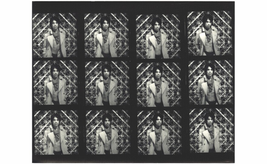 Allen Beaulieu photographed Prince and his band for the 1980 <em>Dirty Mind</em> album; these are some of the outtakes. Prince told Beaulieu that he wanted to appear on a bed on the album cover. It was Beaulieu's idea to buy a worn-out box spring from a junkyard and photograph Prince in front of the springs.