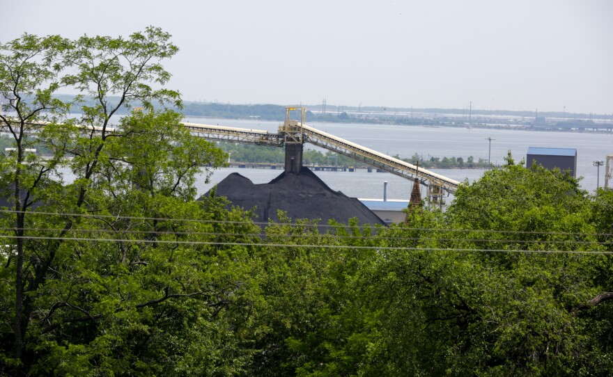 Mountains of coal in South Baltimore. A new satellite will monitor dangerous air pollution across the country. "We can't tackle what we can't measure. By measuring it, we put it out there, shine a spotlight on it and make it more difficult to ignore," says environmental scientist Susan Anenberg of George Washington University.