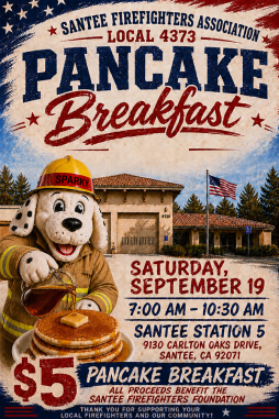 Santee Firefighters Association's Annual Pancake Breakfast