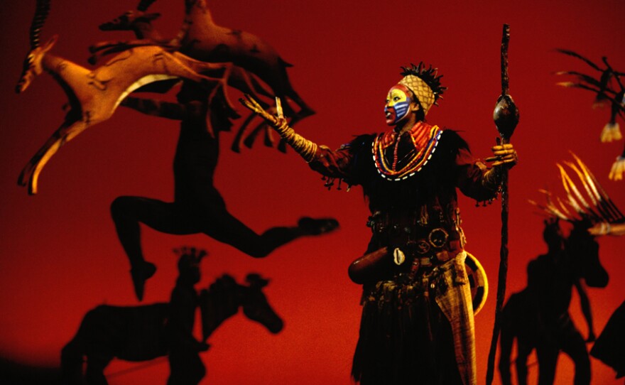 Tsidii Le Loka as Rafiki in "The Lion King," 1997.