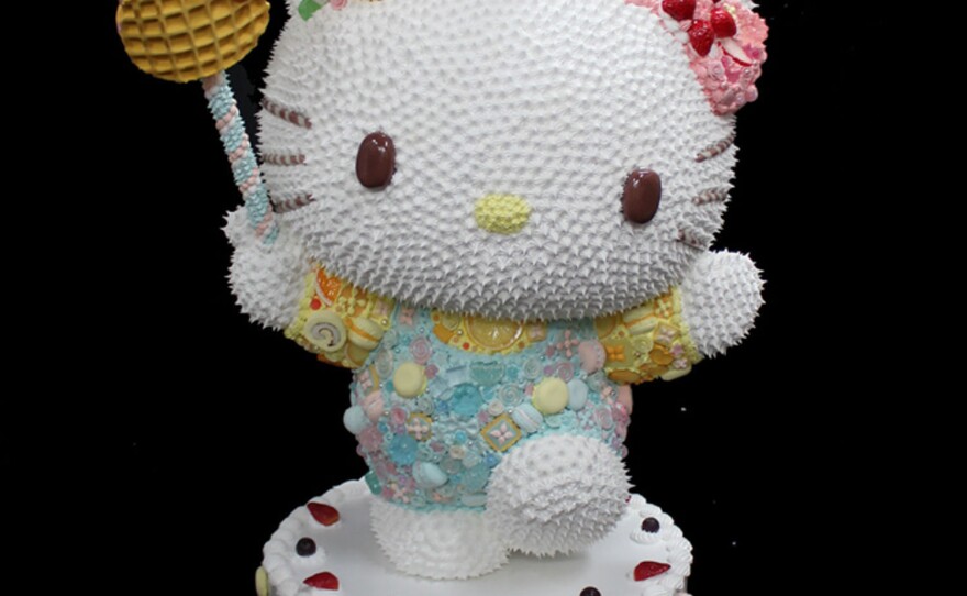 Sweet Kitty by Osamu Watanabe, 2014, decorations on fibre-reinforced plastic