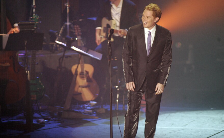Clay Aiken performs a special one night only concert at the Progress Energy Performing Arts Center in Raleigh, N.C., in March 2010.