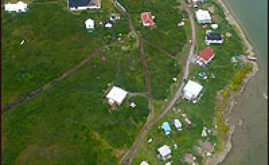 An aerial view of the Bathurst Inlet, an area of the Arctic that is hundreds of miles beyond the nearest highway, but not beyond the interest of business.