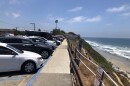 Crowds gather at Leucadia State Beach in Encinitas, California. July 3, 2020. 