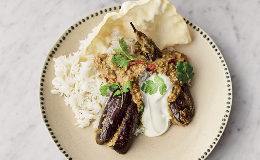 Curried Aubergine