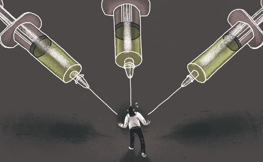 Fear Of Needles May Chip Away At Vaccination Rates