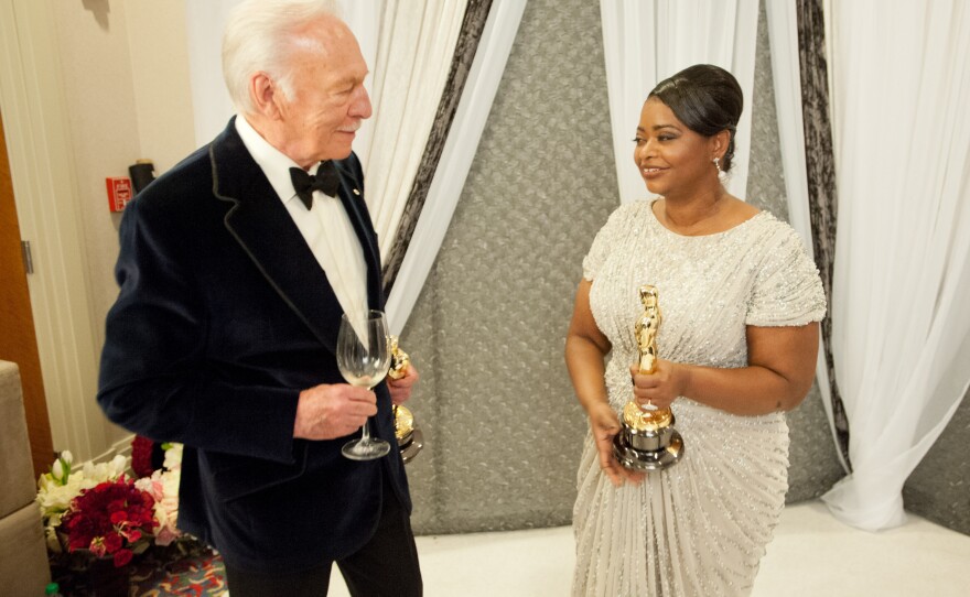 A well-deserved pair of winners: Christopher Plummer ("Beginners") and Octavia Spencer ("The Help").