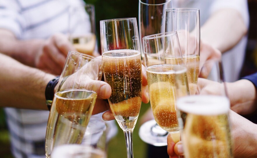 Toasting with Champagne is not just for holidays and formal occasions.