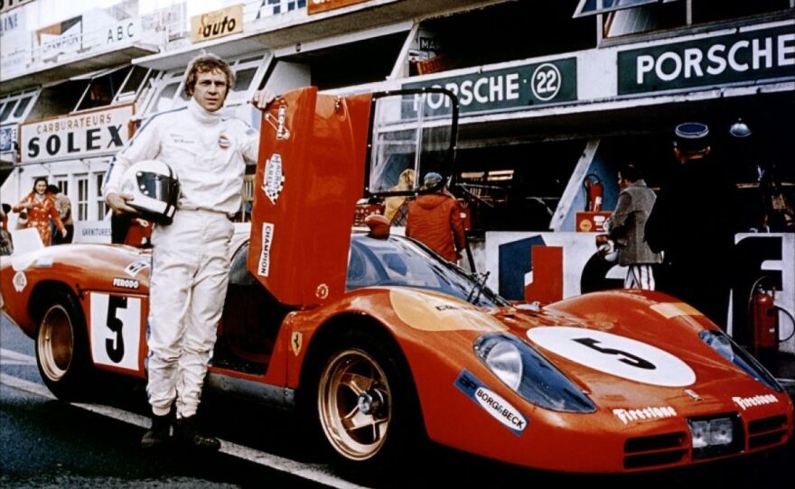 Steve McQueen, the epitome of cool, stars as a race car driver in the 1971 film "Le Mans" that is screening as part of Film Geeks SD's Gearhead Cinema series at Digital Gym Cinema.