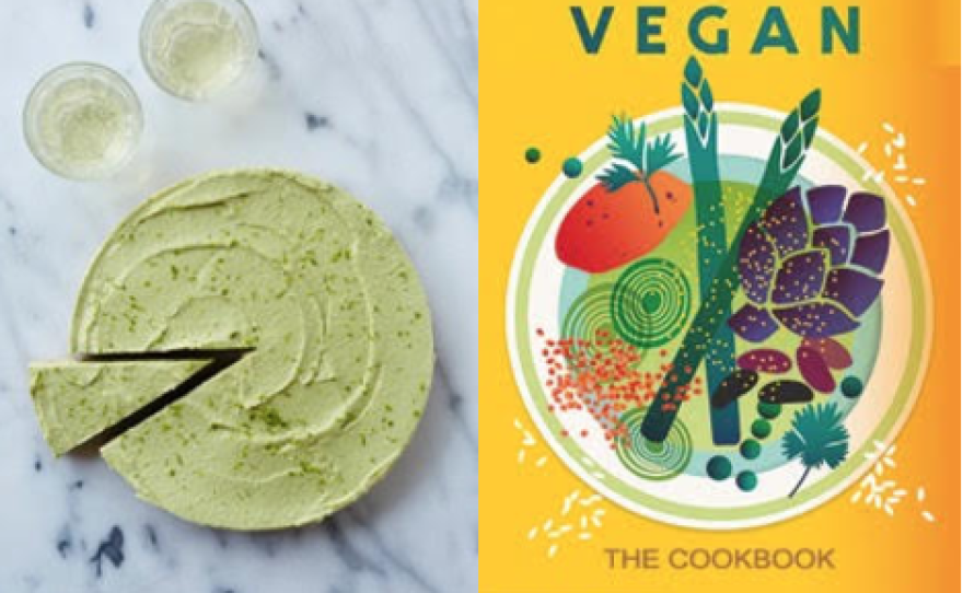 The raw lime cheesecake from the "Vegan - The Cookbook" shown in this undated photo.