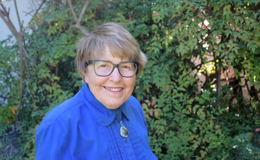 Stephanie Nordlinger’s challenge to Proposition 13 went all the way to the Supreme Court. She’s pictured here in the backyard of her home in this undated photo.