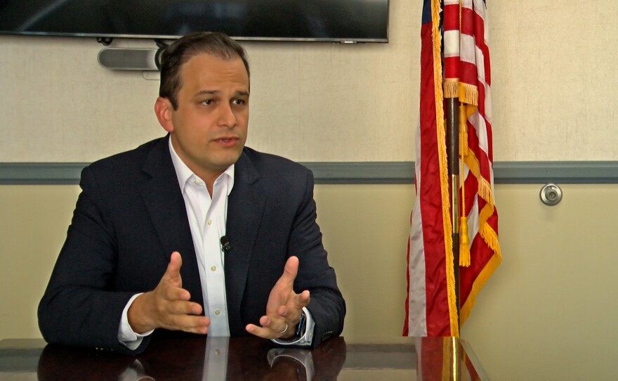 San Diego City Councilmember Raul Campillo is shown at San Diego City Hall on December 4, 2025.
