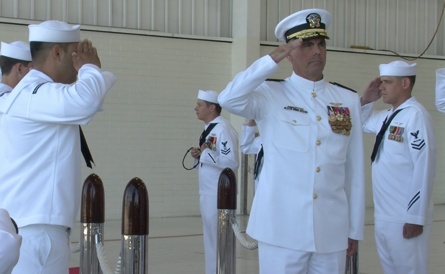 Vice Adm. David Buss is commander of naval air forces.