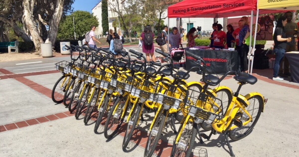 San Diego State Partners With Ofo To Offer Dockless Bike ...