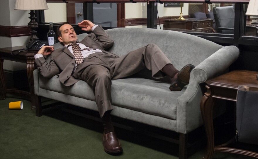 Tony Shalhoub shines as an alcoholic senator in CBS's BrainDead.