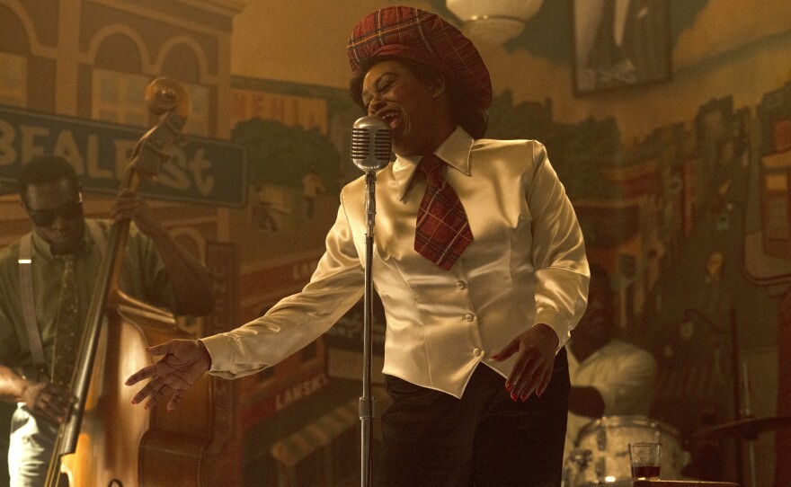 Shonka Dukureh as Big Mama Thornton in Baz Luhrmann's new <em>Elvis</em>.