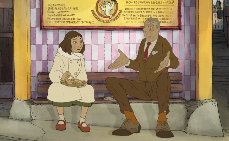 The father and daughter relationship in "The Illusionist" was supposedly inspired by one of Jacques Tati's real daughters.