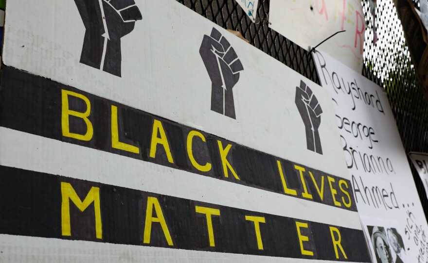 A steel fence at Lafayette Park was turned into a makeshift memorial after DC Mayor Muriel Bowser renamed that section of 16th street "Black Lives Matter Plaza" near the White House in June 2020. The artwork that was once displayed on the fence is currently being digitally archived for a future visual collection.