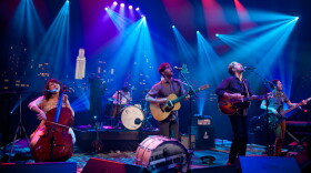 Denver’s Lumineers perform their hits “Ho Hey” and “Stubborn Love.”