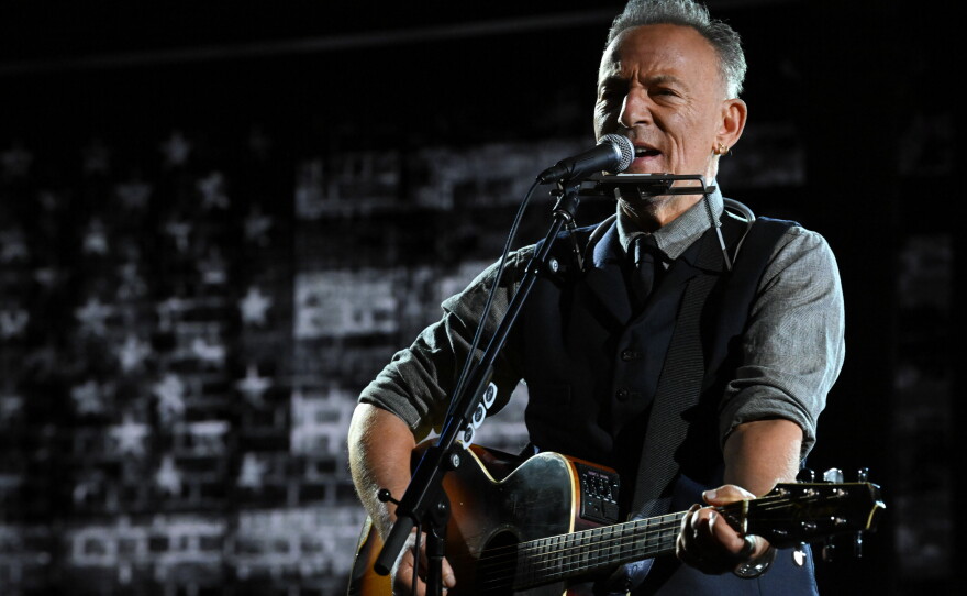 Bruce Springsteen appeared on Wednesday night's second-to-last episode of The Late Show with Stephen Colbert to perform "Streets of Minneapolis."