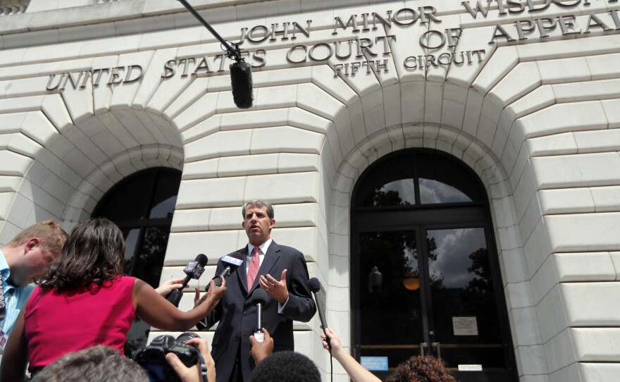 The latest challenge to the Affordable Care Act, <em>Texas v. Azar</em>, was argued in July in the 5th Circuit Court of Appeals. Attorney Robert Henneke, representing the plaintiffs, spoke outside the courthouse on July 9.