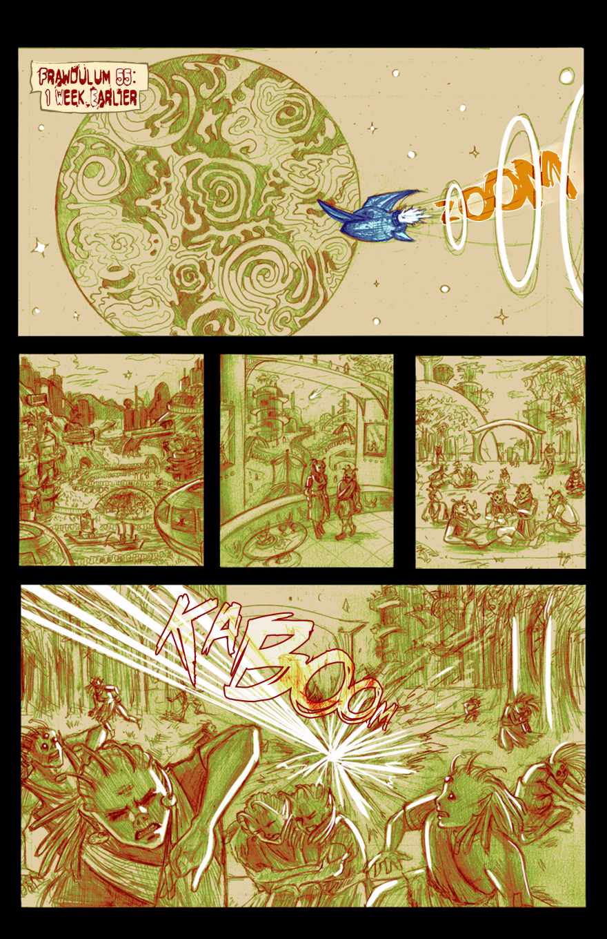 A panel of Andi Dukleth and  The Accidental Aliens 2024 anthology "End of the World" are shown in this undated graphic.